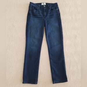 Paige Hoxton Slim Dark Wash Blue Jeans Size 28